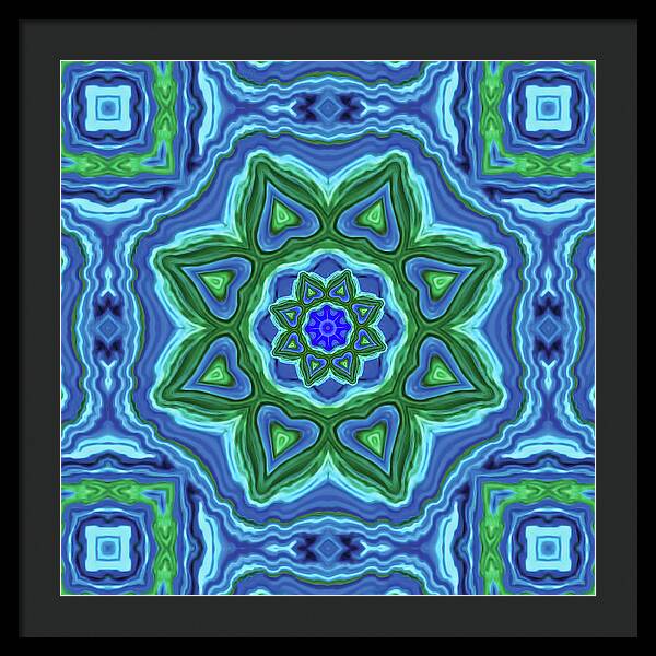 Seastar Mandala - Framed Print