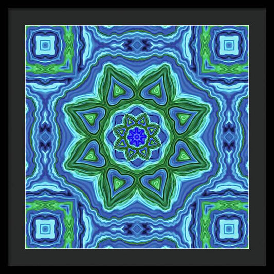 Seastar Mandala - Framed Print