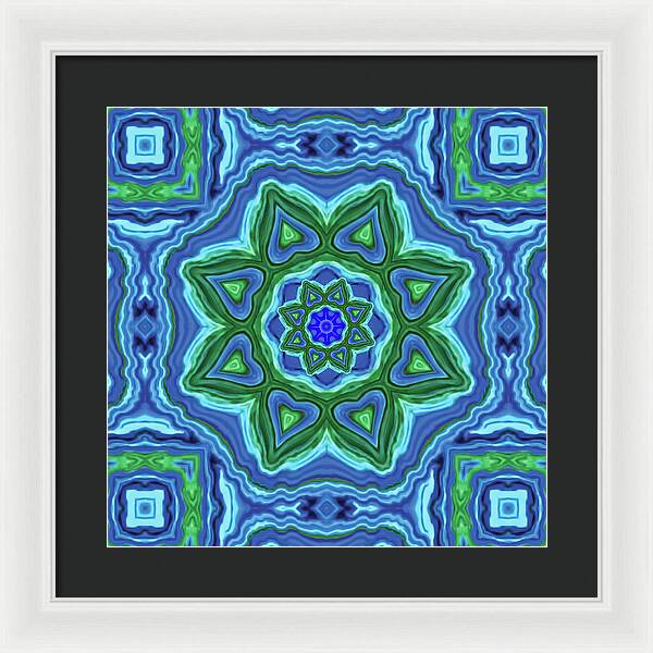 Seastar Mandala - Framed Print