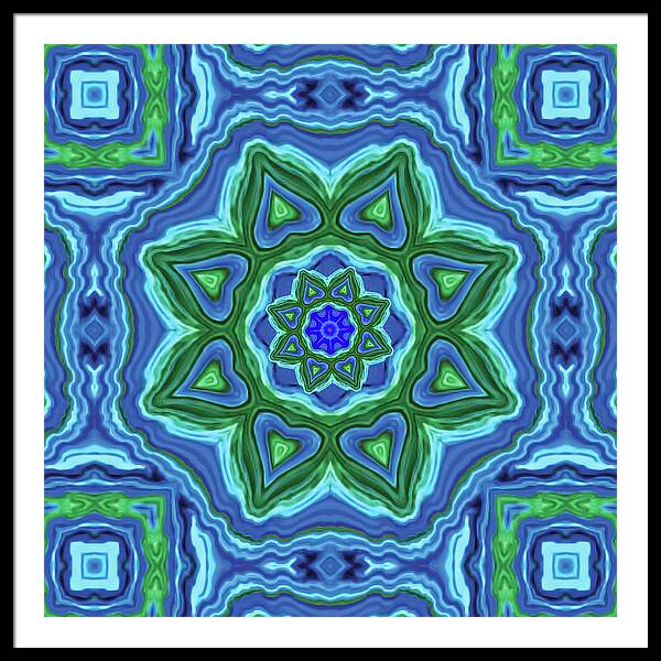 Seastar Mandala - Framed Print