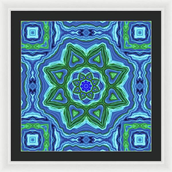 Seastar Mandala - Framed Print