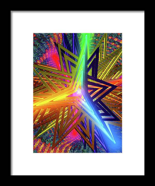 Star of David - Framed Print