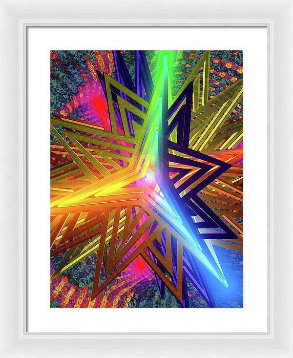 Star of David - Framed Print