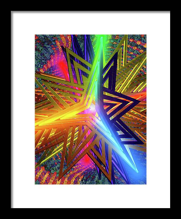 Star of David - Framed Print