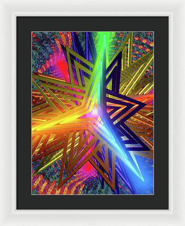 Star of David - Framed Print