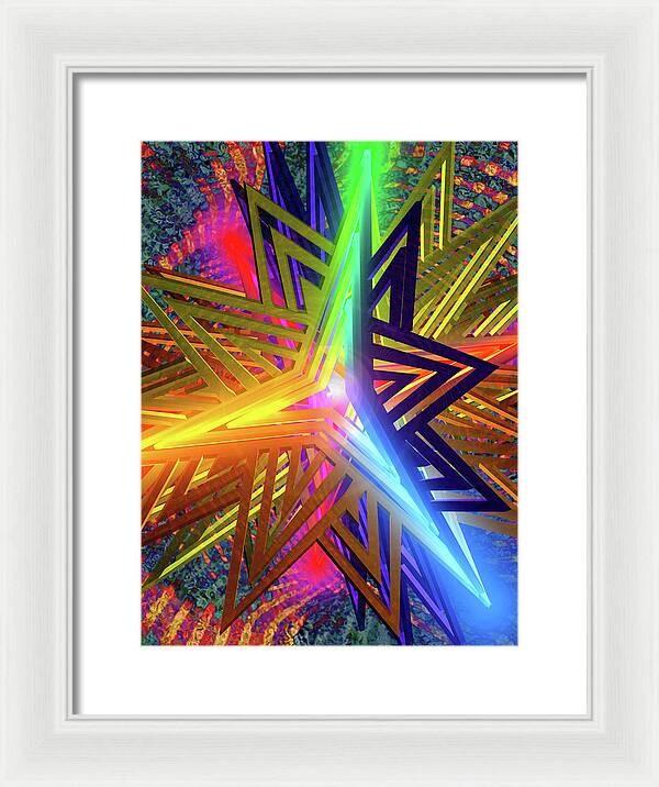 Star of David - Framed Print