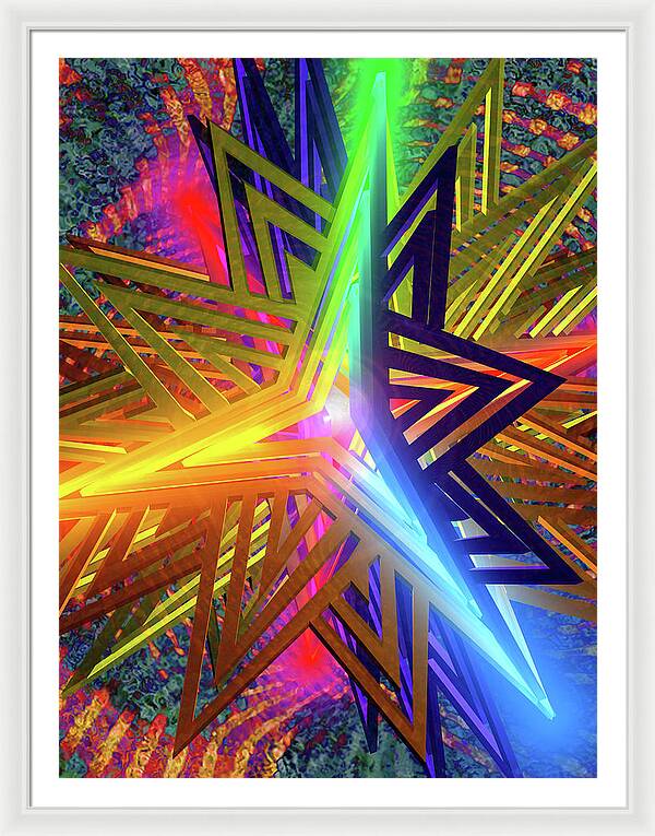 Star of David - Framed Print