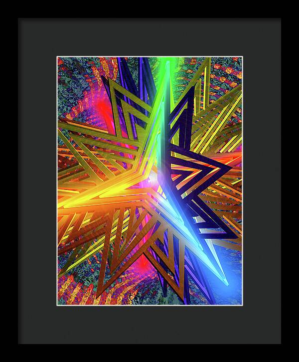 Star of David - Framed Print