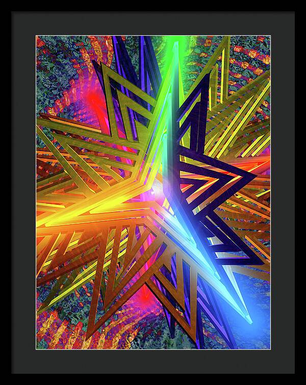 Star of David - Framed Print