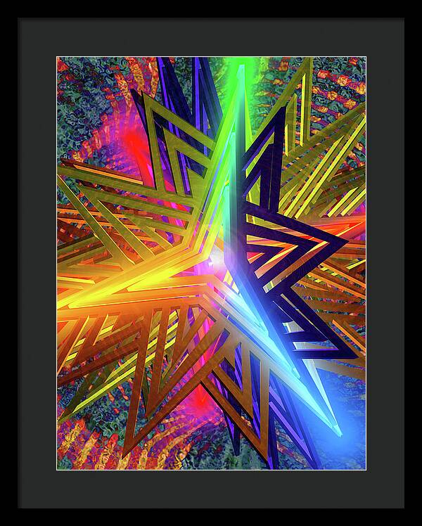 Star of David - Framed Print