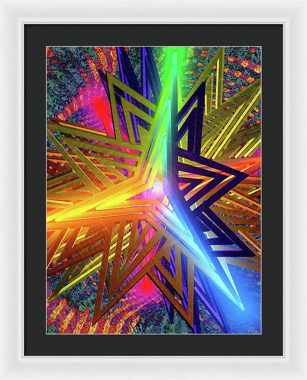 Star of David - Framed Print