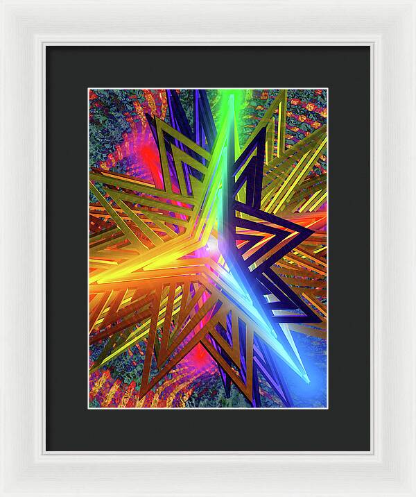 Star of David - Framed Print