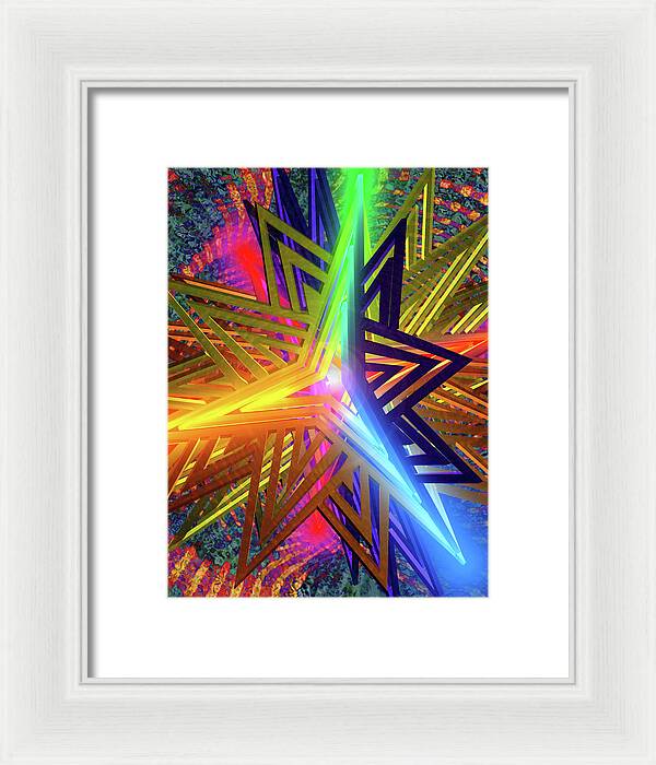 Star of David - Framed Print