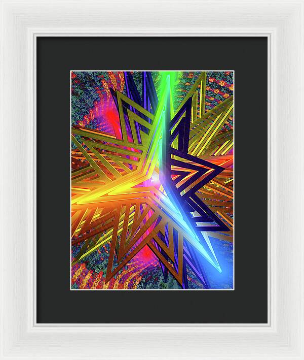 Star of David - Framed Print