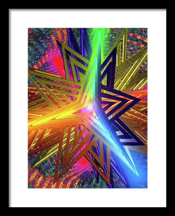 Star of David - Framed Print