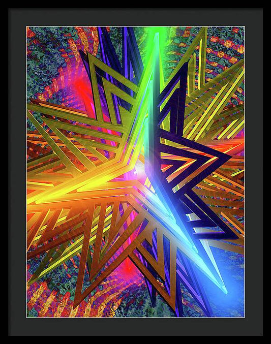 Star of David - Framed Print