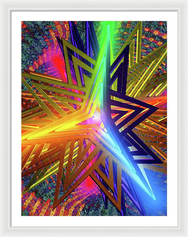 Star of David - Framed Print