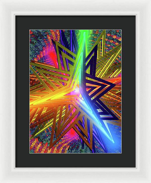 Star of David - Framed Print