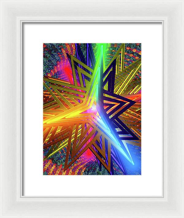 Star of David - Framed Print