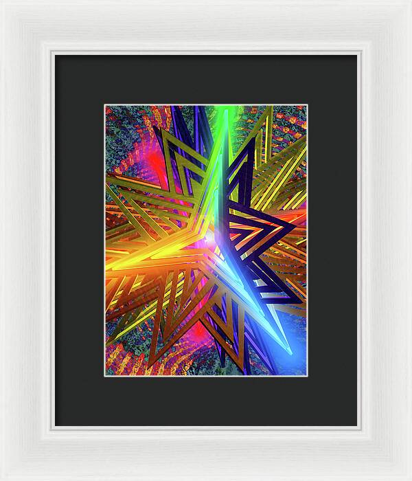 Star of David - Framed Print