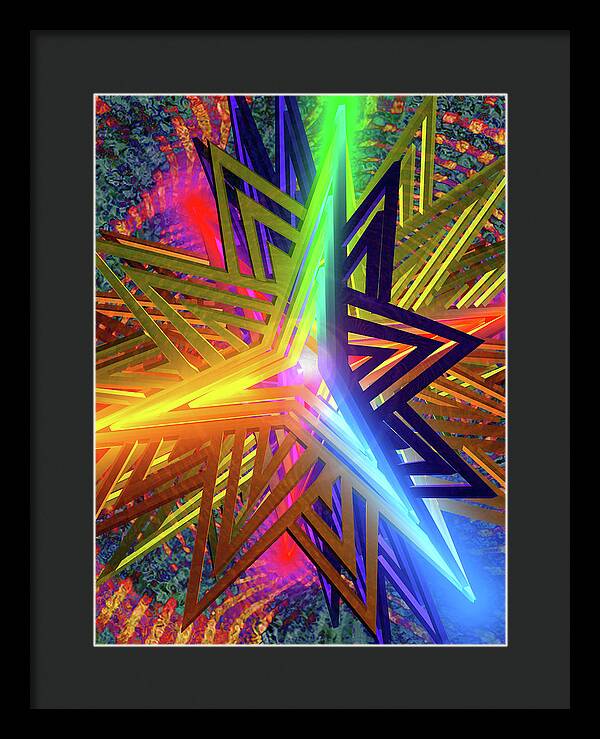 Star of David - Framed Print