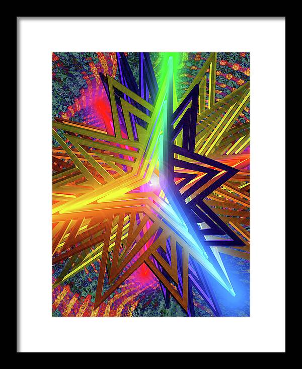 Star of David - Framed Print