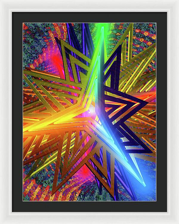 Star of David - Framed Print