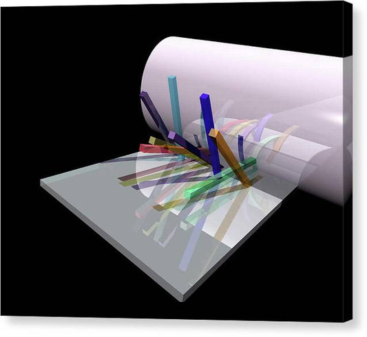 Tube Colours - Canvas Print