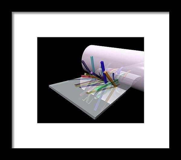 Tube Colours - Framed Print