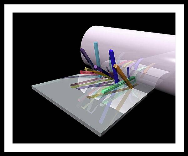 Tube Colours - Framed Print