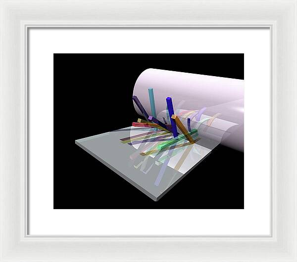 Tube Colours - Framed Print