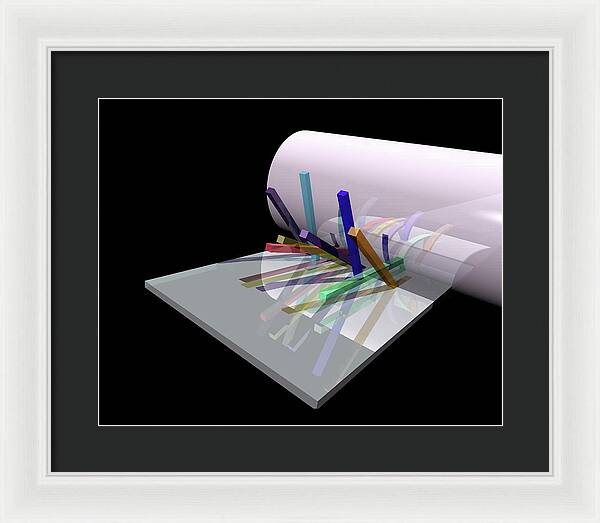 Tube Colours - Framed Print