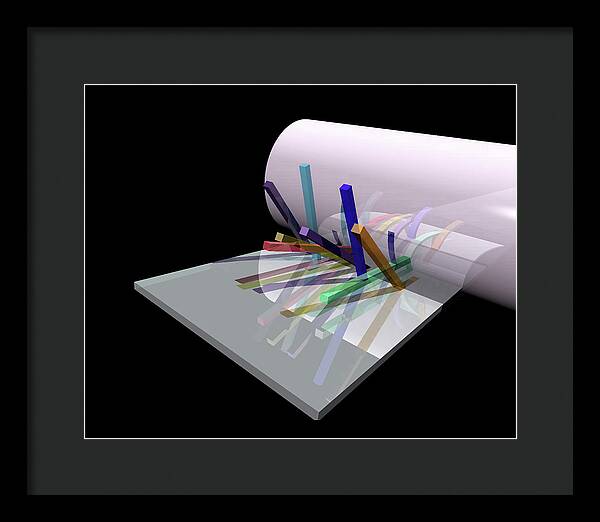 Tube Colours - Framed Print