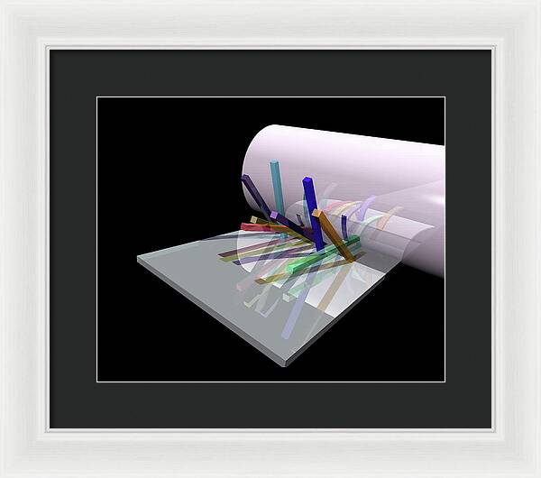 Tube Colours - Framed Print