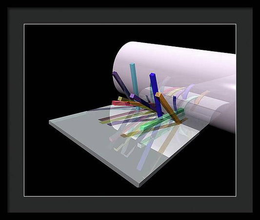 Tube Colours - Framed Print