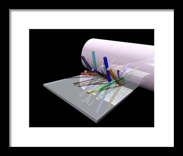 Tube Colours - Framed Print