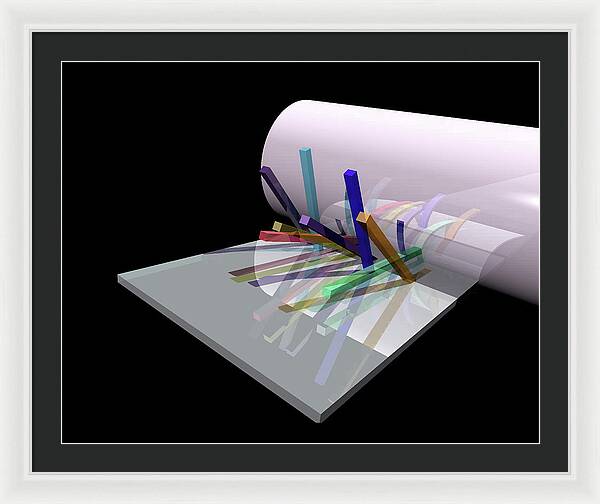 Tube Colours - Framed Print