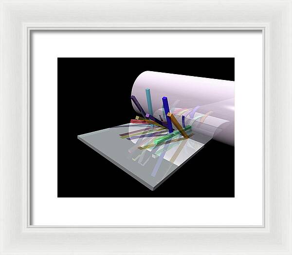 Tube Colours - Framed Print