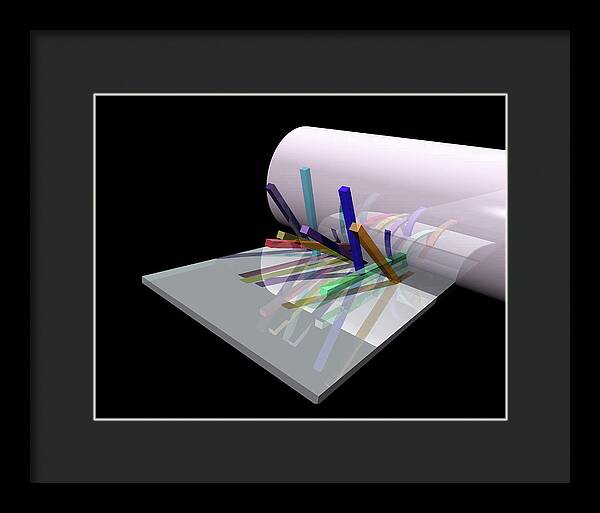 Tube Colours - Framed Print