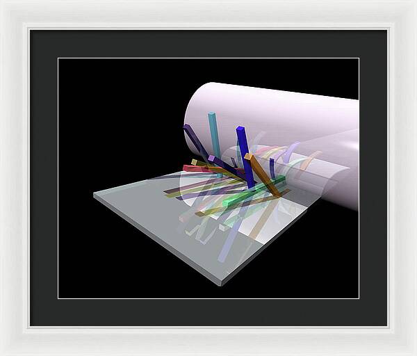 Tube Colours - Framed Print