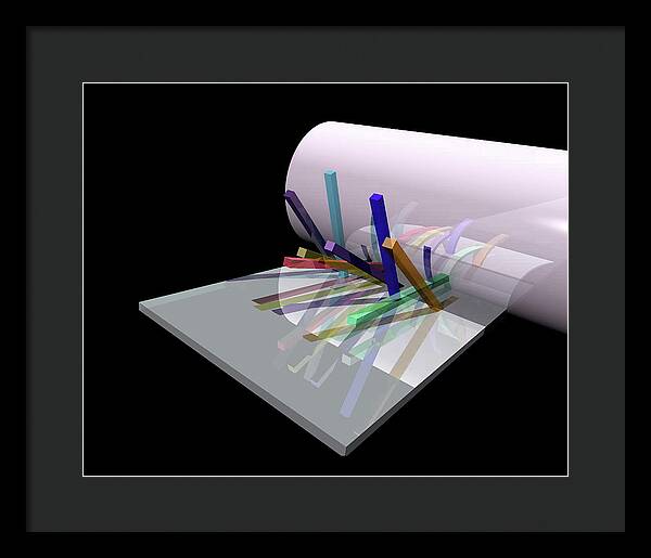 Tube Colours - Framed Print