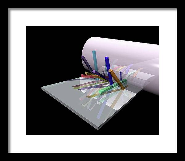 Tube Colours - Framed Print