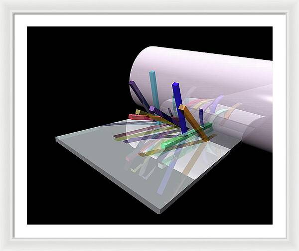 Tube Colours - Framed Print