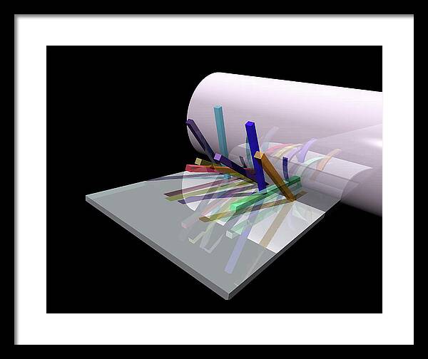 Tube Colours - Framed Print