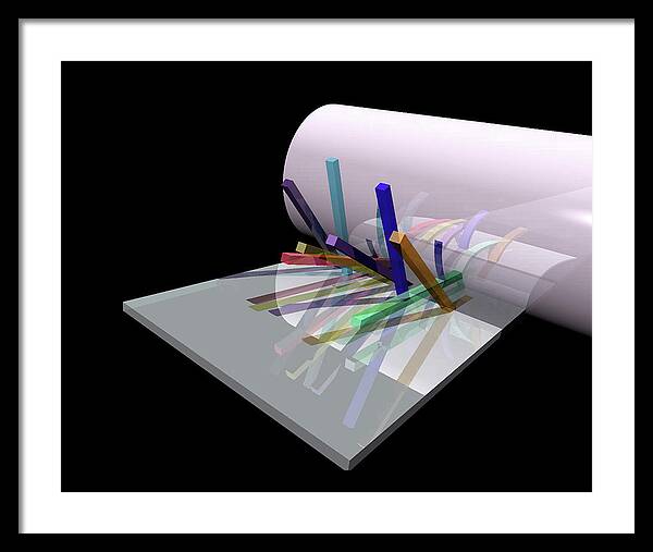 Tube Colours - Framed Print