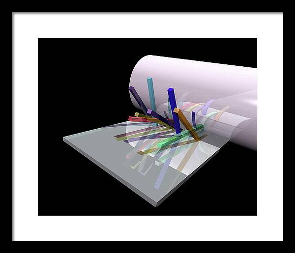 Tube Colours - Framed Print