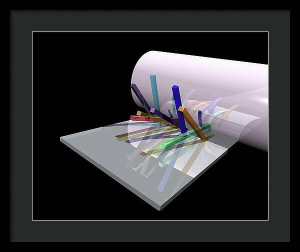 Tube Colours - Framed Print