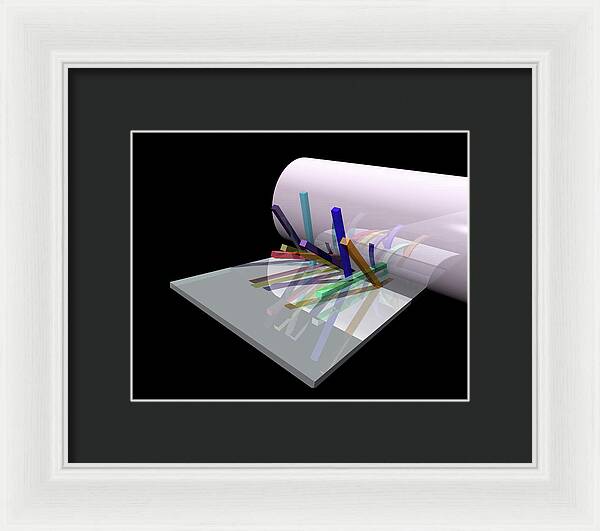 Tube Colours - Framed Print