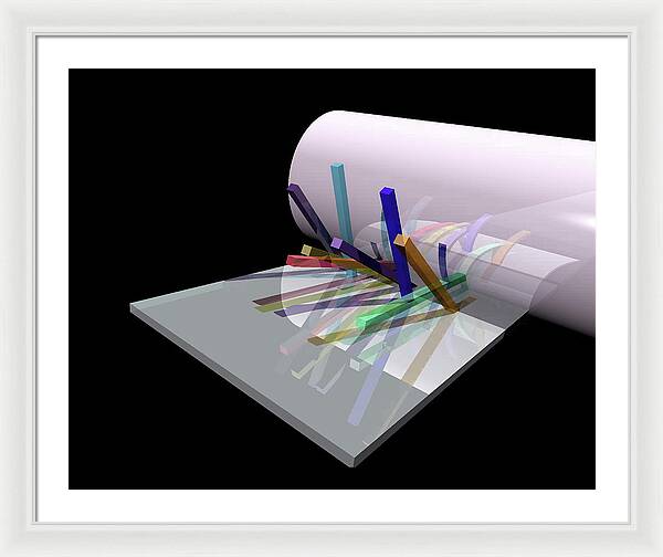 Tube Colours - Framed Print