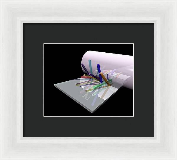 Tube Colours - Framed Print